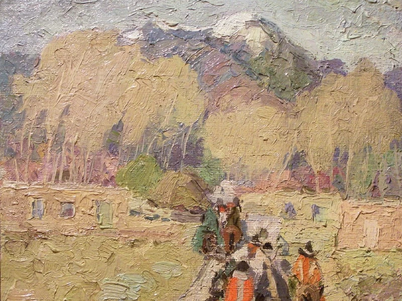 1873-Cordelia Wilson - Taos Mountain, Trail Home